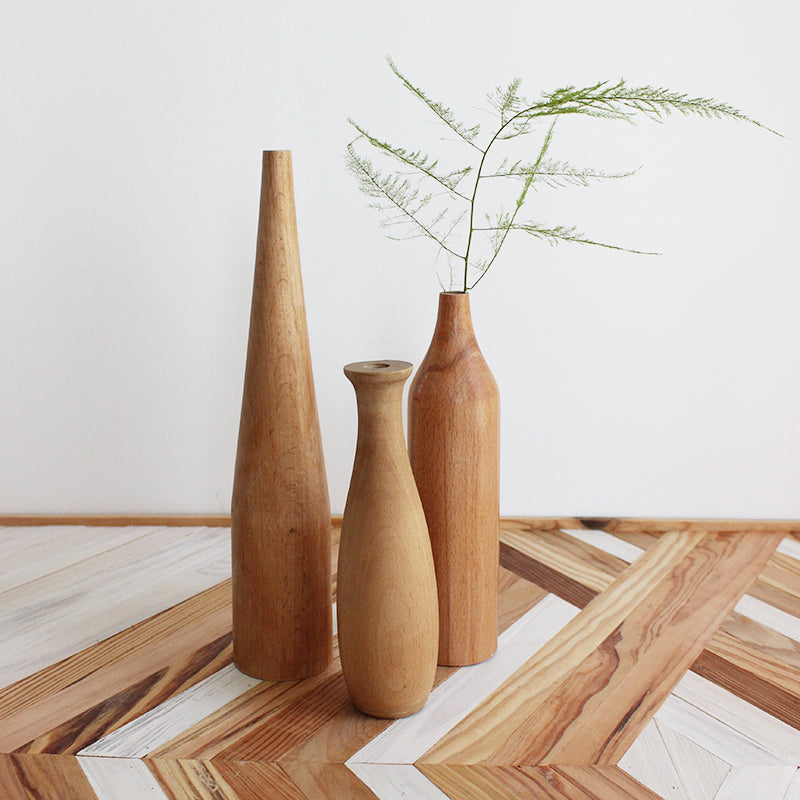 Solid Wood Vase - SLW Home