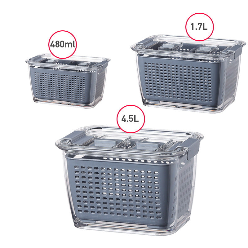 Refrigerator Storage Containers With Lid - SLW Home