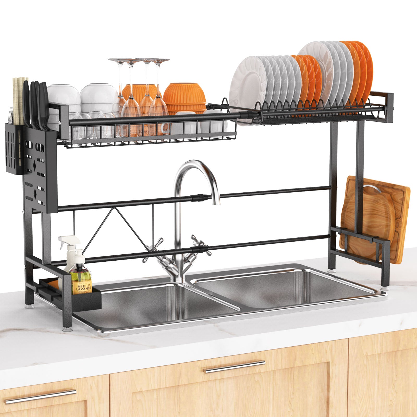 Over The Sink Dish Drying Rack - SLW Home