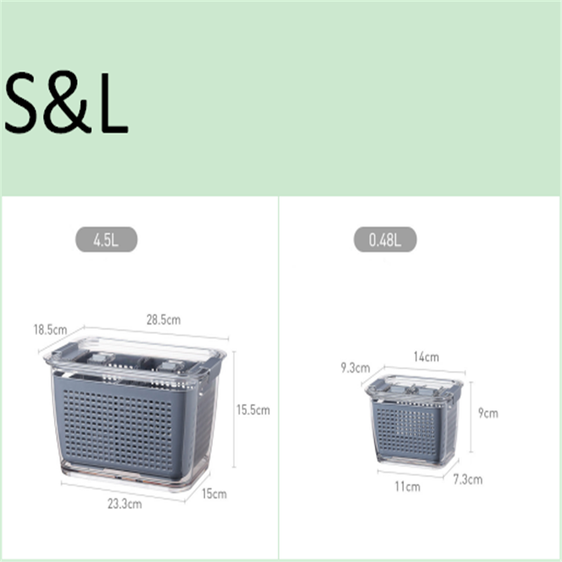 Refrigerator Storage Containers With Lid - SLW Home