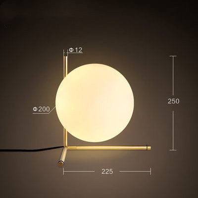 Simple glass ball table lamp - SLW Home