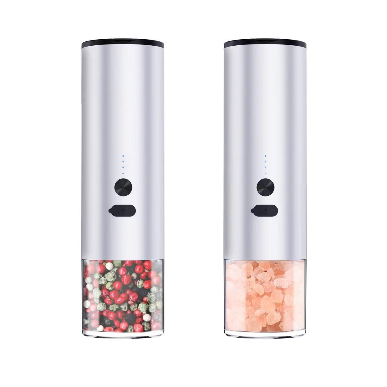 Electric Pepper And Salt Grinder Set With LED - SLW Home