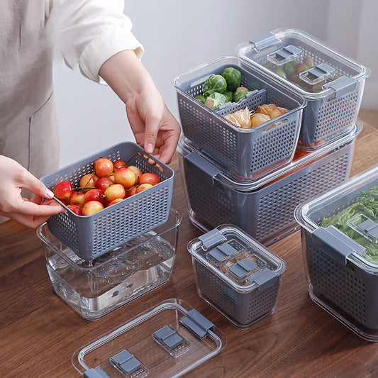 Refrigerator Storage Containers With Lid - SLW Home